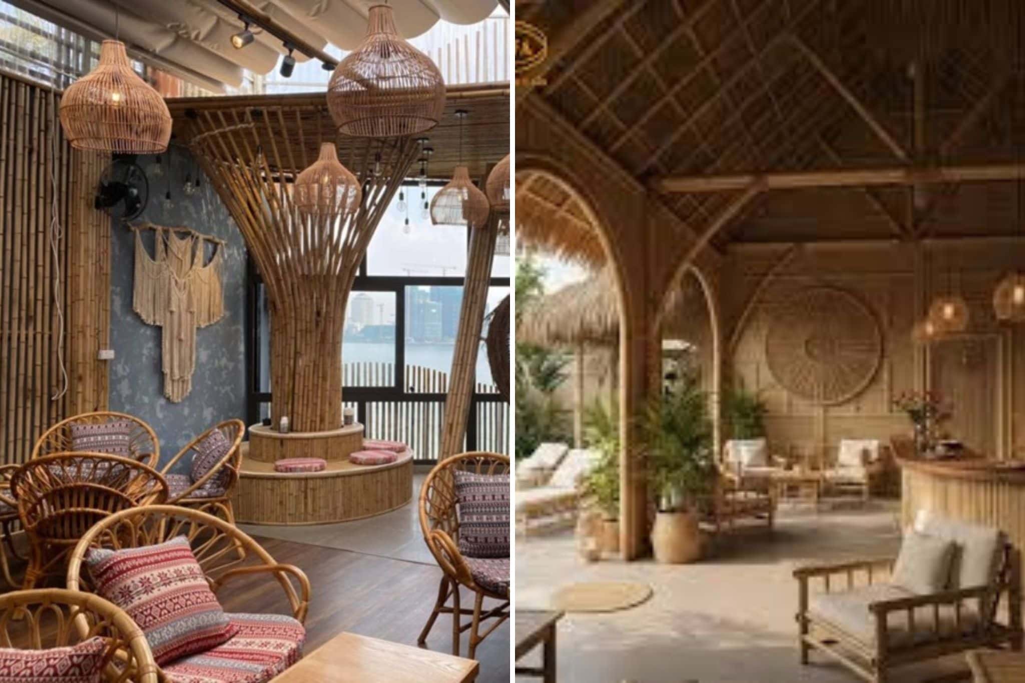 Vật liệu trong thiết kế quán cafe phong cách Rustic